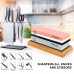 Sharpening Stone Set, Premium Whetstone 400/1000 & 3000/8000 Grit Waterstone Kit​ with Non-Slip Bamboo Base, Flattening Stone